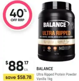 Healthy Life Ultra Ripped Protein Powder Vanilla offer