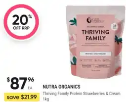 Healthy Life Thriving Family Protein Strawberries & Cream offer