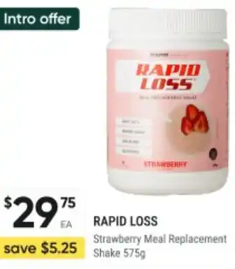 Healthy Life Strawberry Meal Replacement offer