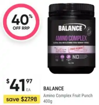 Healthy Life Amino Complex Fruit Punch offer