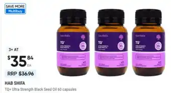 Healthy Life TQ+ Ultra Strength Black Seed Oil offer