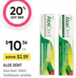 Healthy Life Aloe Dent offer