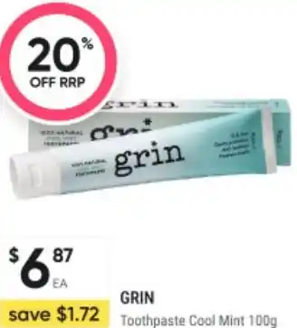 Healthy Life Toothpaste Cool Mint offer