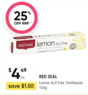 Healthy Life Lemon SLS Free Toothpaste offer