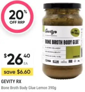 Healthy Life Bone Broth Body Glue Lemon offer