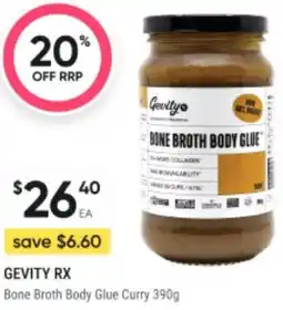 Healthy Life Bone Broth Body Glue Curry offer