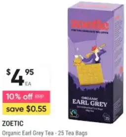 Healthy Life Organic Earl Grey Tea offer