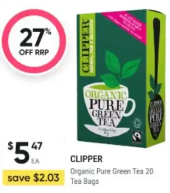 Healthy Life Organic Pure Green Tea offer