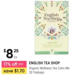 Healthy Life Organic Wellness Tea Calm Me offer