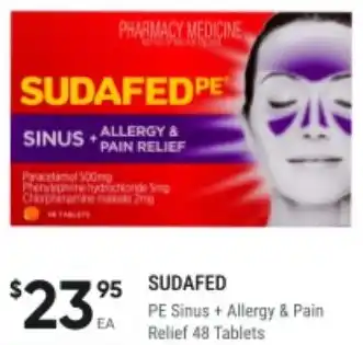 Healthy Life SUDAFEDPE PE Sinus + Allergy & Pain Relief offer