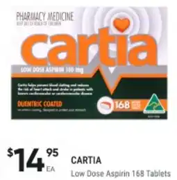 Healthy Life CARTIA Low Dose Aspirin offer