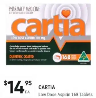 Healthy Life CARTIA Low Dose Aspirin offer