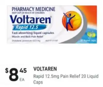 Healthy Life VOLTAREN Rapid 12.5mg Pain Relief offer