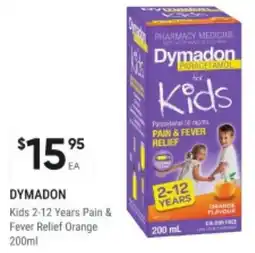 Healthy Life DYMADON Kids 2-12 Years Pain & Fever Relief Orange offer