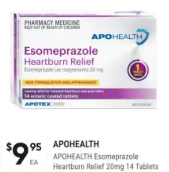 Healthy Life APOHEALTH Esomeprazole Heartburn Relief offer