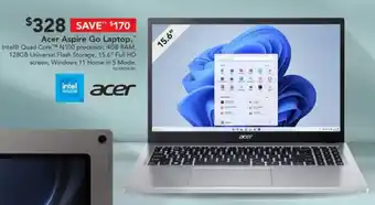 Harvey Norman Acer Aspire Go Laptop offer