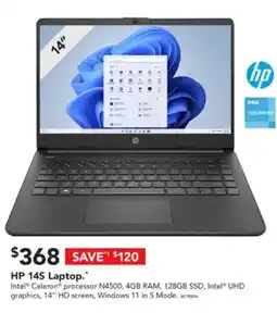 Harvey Norman HP 14S Laptop offer