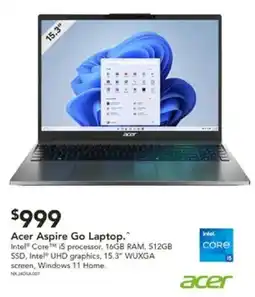 Harvey Norman Acer Aspire Go Laptop offer