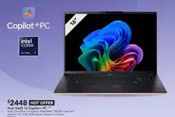 Harvey Norman Swift 16 Copilot+ PC 4 offer