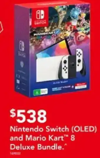 Harvey Norman Nintendo Switch (OLED) and Mario Kart 8 Deluxe Bundle offer