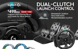 Harvey Norman G923 Racing Wheel and Pedals for Xbox and PC offer