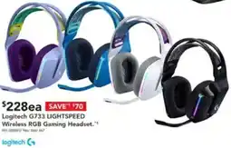 Harvey Norman G733 lightspeed wireless rgb gaming headset offer