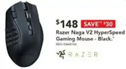 Harvey Norman Razer Naga V2 HyperSpeed Gaming Mouse - Black offer