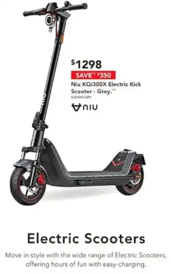 Harvey Norman Electric Scooters offer