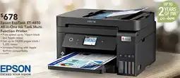 Harvey Norman Epson ecotank et-4850 all-in-one ink tank multi- function printer offer