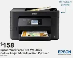 Harvey Norman Epson workforce pro wf-3825 colour inkjet multi-function printer offer