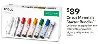 Harvey Norman Cricut Materials Starter Bundle offer