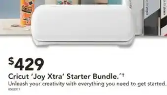 Harvey Norman Cricut Joy Xtra' Starter Bundle offer