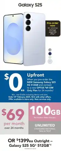 Harvey Norman Galaxy S25 5G 512GB offer