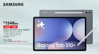 Harvey Norman Galaxy Tab S10+ Wi-Fi 256GB offer