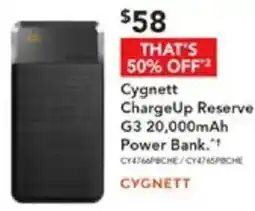 Harvey Norman ChargeUp Reserve G3 20,000mAh Power Bank offer