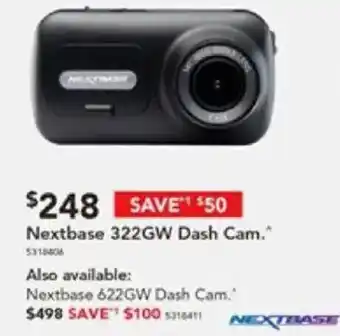 Harvey Norman Nextbase 622GW Dash Cam offer