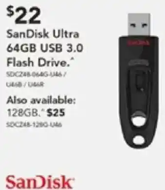 Harvey Norman SanDisk Ultra offer