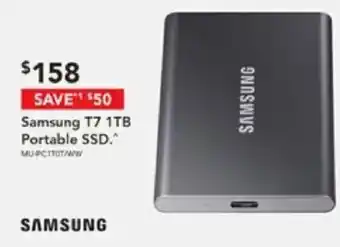 Harvey Norman Samsung T7 1TB Portable SSD offer