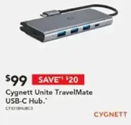 Harvey Norman Cygnett Unite TravelMate USB-C Hub offer