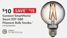 Harvey Norman Connect SmartHome Smart E27 G80 Filament Bulb Smoke offer