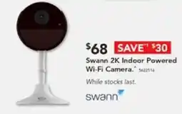 Harvey Norman Swann 2K Indoor Powered Wi-Fi Camera offer