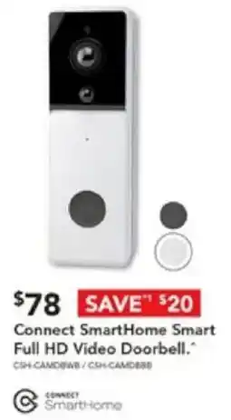 Harvey Norman Connect SmartHome Smart Full HD Video Doorbell offer