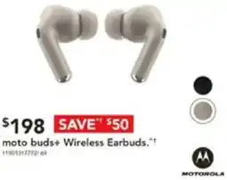 Harvey Norman moto buds+ Wireless Earbuds offer