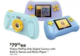 Harvey Norman Pixbee PixPlay Kids Digital Camera with Built-in Games and Music Player offer