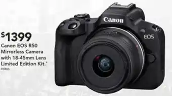 Harvey Norman Canon EOS R50 Mirrorless Camera offer