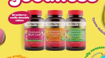 Healthy Life Herbsofgold Children's Multi Care, Children's Immune care, Children's Magnesium Care offer