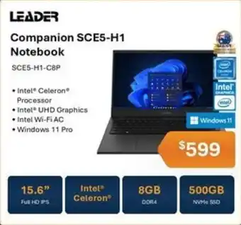 Leader Computers Leader Companion SCE5-H1 Notebook offer