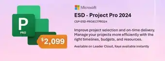 Leader Computers ESD - Project Pro 2024 offer