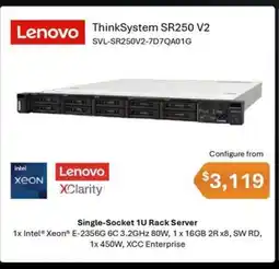 Leader Computers ThinkSystem SR250 V2 offer