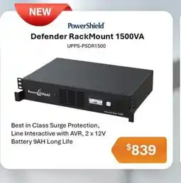 Leader Computers Defender RackMount 1500VA offer